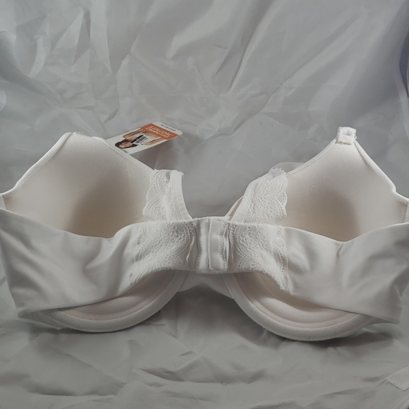 Simply Perfect by Warner's Women's White Super Soft Light Lift Bra - Size 40C - Picture 2 of 2